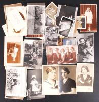 1900-1950 Óriási fotó hagyaték tétel: legalább 100 db mindenféle fotó