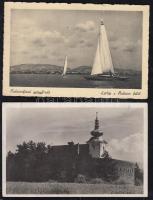 159 régi képeslap főleg magyar városképek, közte kevés motívumlap