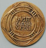 1970-es évek "In honorem Charles Lindberg" nagyalakú Br plakett. Szign:F.Boize T:2