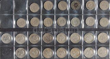 Svájc 1891-1930. 5Rappen 13 klf évszámmal + 1881-1938 10Rappen 15 klf évszámmal, benne jobbak! T:1,2,3,4