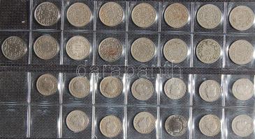 Svájc 1891-1930. 5Rappen 13 klf évszámmal + 1881-1938 10Rappen 15 klf évszámmal, benne jobbak! T:1,2...