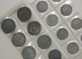 D.Reich 1940-44. 1Pf, 5Pf, 10Pf h.k.-tel 22klf db évszám és verdejel szerint szortírozva T:2,3