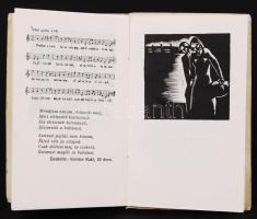 1938 Szegedi Kis Kalendárium. Dudari népdalok. Veress Sándor gyűjtése, Buday György fametszetű képei...