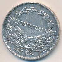 1917. Károly Ezüst Vitézségi Érem II. osztály "Fortitudini / IV. Károly" jelzett "A" kitüntetés mellszalag nélkül Szign.: Kautsch (30mm) T:2- Hungary 1917. Silver Medal for Bravery II class, with hallmark on edge, without ribbon Sign.: Kautsch C:VF