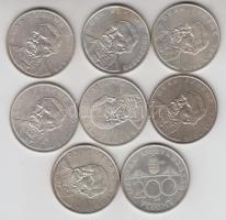 1994. 200Ft Ag "Deák" (8x) T:2,2-