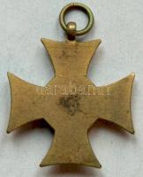 1867-1913. "Katonai Legénységi Szolgálati Jel II. osztálya" aranyozott hadifém kitüntetés ...