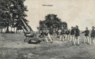 Tábori ágyú / Hungarian military, cannon