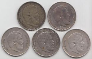 1947. 5Ft Ag "Kossuth" (5x) T:3