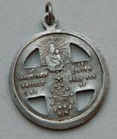 Amerikai Egyesült Államok DN "Négy irányú medál - Föld, tenger, levegő, USA" zománcozott A...