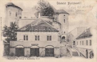 Munkács, courtyard, fire station (Rb)