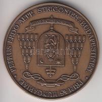 2003. "Esztergomi Bazilika-Erdő Péter bíboros" Br emlékérem (42,5mm) T:2 Díszdobozban!