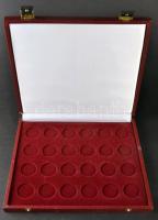 Éremtartó doboz "Bundesrepublik Deutschland zehn DM Gedenkmünzten" 24db érme tárolására al...