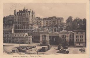 Lausanne, Gare du Flon, Antiquites, Derlikon / railway station, shops (fa)