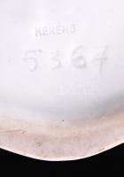 Herendi jegesmedve (Markup Béla), fehér mázas, jelzett (csak mélynyomás), hibátlan, m:19, h:21 cm