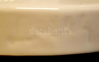 Herendi térdelő akt (Lux Elek), kézzel festett, jelzett (csak mélynyomás, festő), hibátlan, m:35 cm