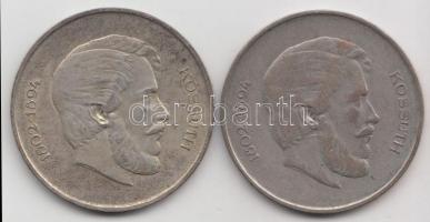 1947. 5Ft Ag "Kossuth" (2x) T:2-,3
