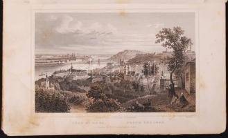 Hunfalvy János: Budapest és környéke eredeti képekben. Rajzolta Rohbock Lajos. Acélba metszették kor...