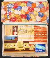 Csokoládés reklám tétel, zavskó, csokipapír, bonbonos doboz