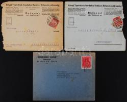 cca 1930 7 db újságfejléces kiadói levélboríték