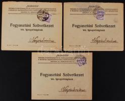 cca 1920 7 db Hangya reklámos levélboríték