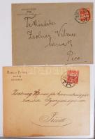 cca 1910 110 db céges levél részben a pécsi Zsolnay gyárnak