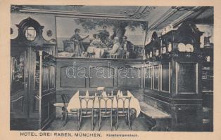 München, Hotel Drei Raben, restaurant interior