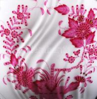 Herendi Indiai kosár mintás kaspó, kézzel festett, jelzett, hibátlan, m:16 cm, d:18 cm /Handpainted ...