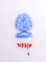 Herendi indiai kosár mintás váza, kézzel festett, jelzett, hibátlan, m:20 cm