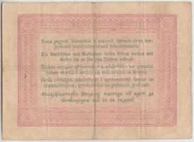 1848. 5Ft "Kossuth bankó" piros T:III