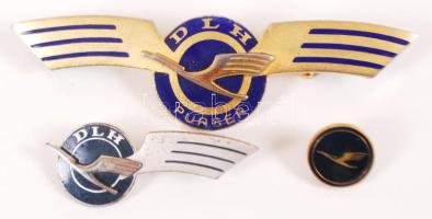 3db Lufthansa-jelvény /  Lufthansa badges