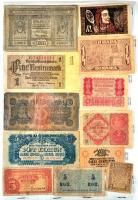 ~130db vegyes bankjegy, főleg német és osztrák, lengyel és magyar pénzek, 1910-es évektől T:vegyes