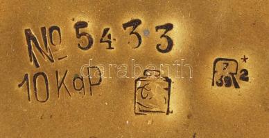 Nagy dekoratív asztali mérleg réz tányérokkal / Large scales 50 cm