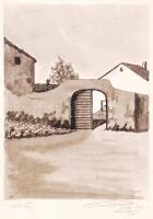 8 különböző tárgy :akvarell, rézkarc, katalógus