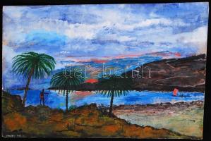 Salzer jelzéssel: 3 különbözű alkotás. Tempera, papír