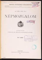 Magyar Statisztikai Közlemények: Népmozgalom 1926-1932 Bp., 1937 Athenaeum