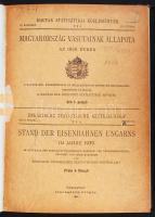 Magyar Statisztikai Közlemények: Magyarország vasutainak állapota az 1939 évben Bp., 1941 Athenaeum