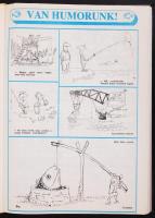 A Magyar Horgász c. újság 9 db bekötött évfolyama az 1980-as és 90-es évekből