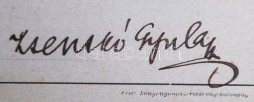 1916 Névre szóló, fel nem használt belépőjegy a koronázási ünnepségekre Zsentkó Gyula bírónak / 
191...