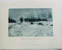 1914-1918 Az Érdekes Újság 5db harctéri felvétele, heliogravür / 
5 photogravures from World War I, ...
