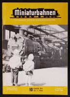 Miniatürbahnen c. német vasútmodellező lap kb 45 száma 3  tékában / German train-modelling magazine ...