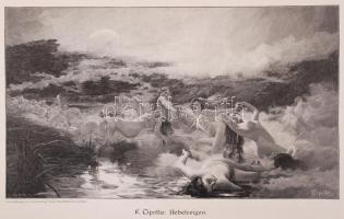 cca 1920 Kb 100 db nagyméretű festmény reprodukció, nyomat 40x50 cm