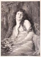 cca 1920 Kb 100 db nagyméretű festmény reprodukció, nyomat 40x50 cm