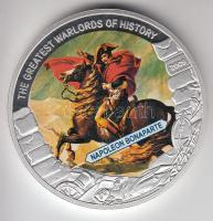 Libéria 2009. 5$ ezüstözött Cu "Nagy Hadvezérek / Bonaparte Napoleon" T:PP Tanúsítvánnyal, csak 2000db! Liberia 2009. 5 Dollars silver plated Cu "The Greatest Warlords of History / Bonaparte Napoleon" T:PP with certificate, only 2000 examples!