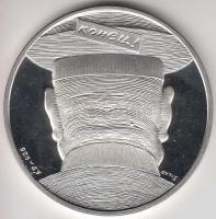 Fritz Mihály (1947-) 1991. "Megszálló Szovjet Csapatok Kivonulása / KONYEC" Ag emlékérem (...