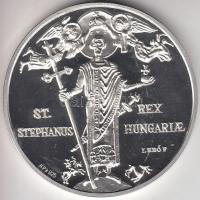 Lebó Ferenc (1960-) 1994. "Atilla találkozása Nagy Szent Leó Pápával / Szent István" Ag em...