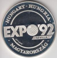 Lebó Ferenc (1960-) 1992. "Magyar Kiállítások és Vásárok Érmekben-Expo 1992 Sevilla" Ag em...