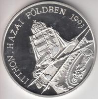 Bognár György (1944-) 1993. "Vitéz Nagybányai Horthy Miklós / Itthon hazai földben" Ag eml...