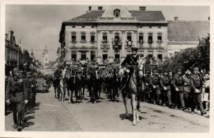 Szatmárnémeti, bevonulás / entry of the Hungarian troops, Horthy