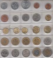Litvánia 1991-2009. 1c-5L (25x) T:2 Lithuania 1991-2009. 1 Centas - 5 Litai (25x) C:XF