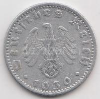 Német 3. Birodalom 1939D 50pf Al T:2
German Third Reich 1939D 50 Reichspfennig Al C:XF